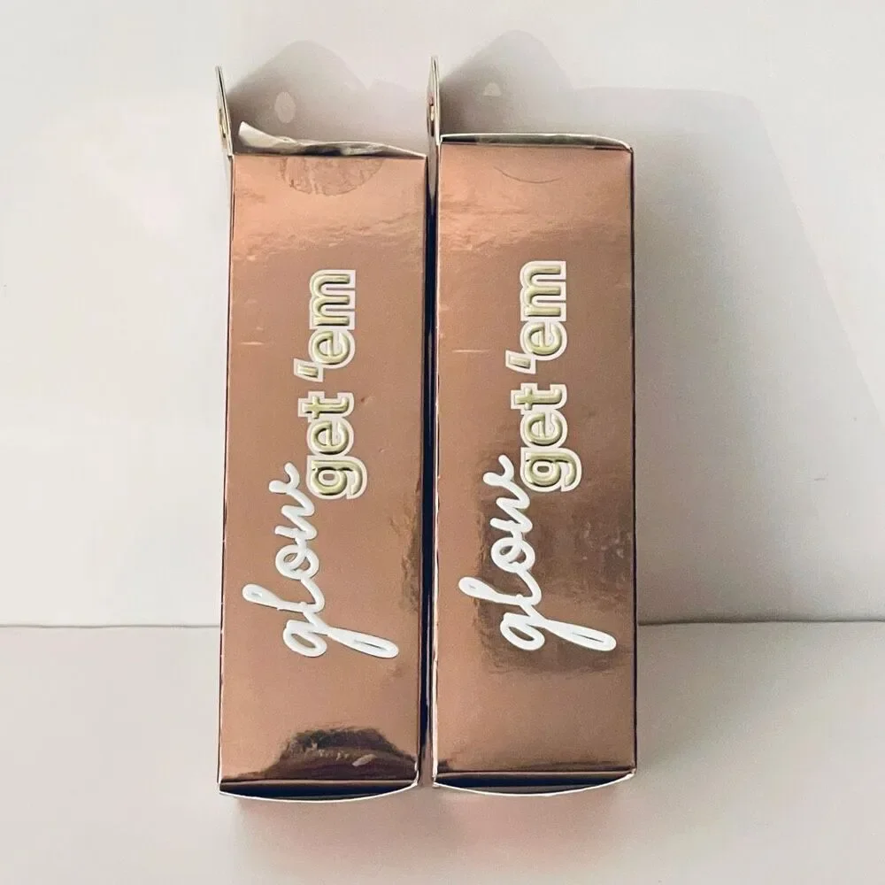 NWT 2 glow get’em liquid highlighter roller Rose Gold for a Radiant Healthy Glow
